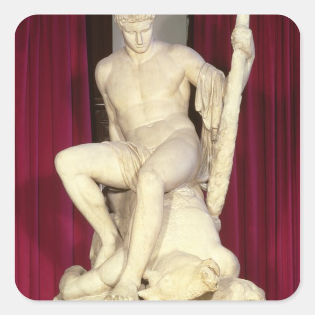 Adesivo Quadrado Theseus e Minotaur, 1782 (Frente)