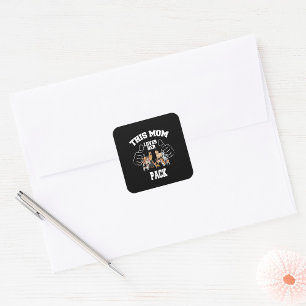 Adesivo Quadrado This Mom Loves Her Pack Square Sticker