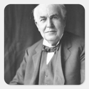 Adesivo Quadrado Thomas Edison