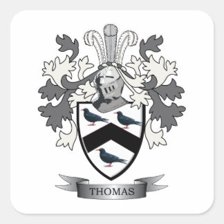 Adesivo Quadrado Thomas Family Crest
