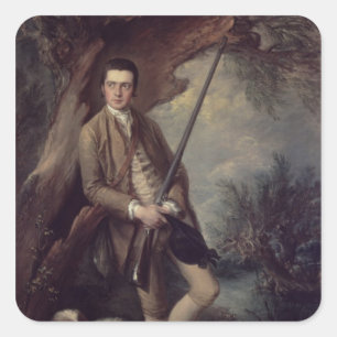 Adesivo Quadrado Thomas Gainsborough William Poyntz de Midgham e