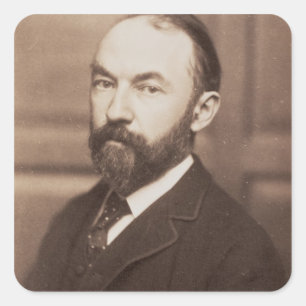 Adesivo Quadrado Thomas Hardy (1840-1928) (foto do sepia)