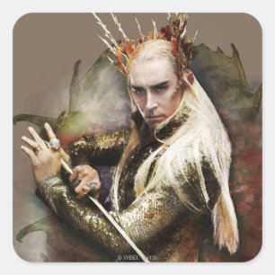 Adesivo Quadrado Thranduil com Espada