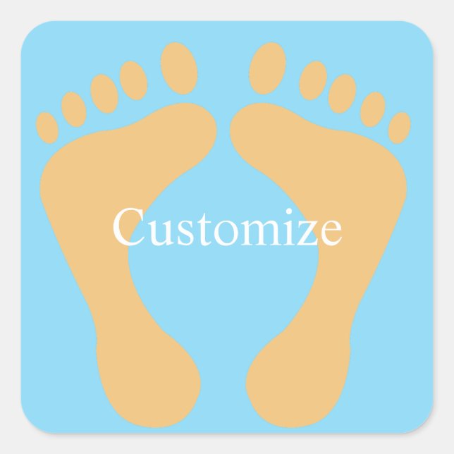 Adesivo Quadrado Thunder_Cove Bum Praia Descalço (Frente)