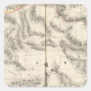 Adesivo Quadrado Tibet, Ásia 70