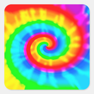 Adesivo Quadrado Tie Dye