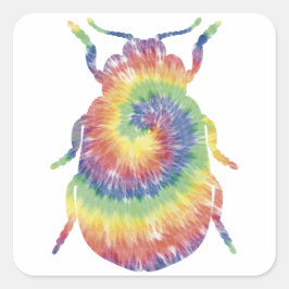 Adesivo Quadrado Tie Dye Beetle Sticker