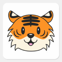 Tigre de Cartoon Sorridente