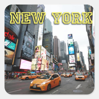 Adesivo Quadrado Times Square Nova Iorque USA