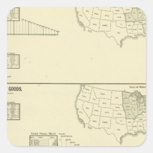 Adesivo Quadrado Tingidura, terminando, meia, bens de malha