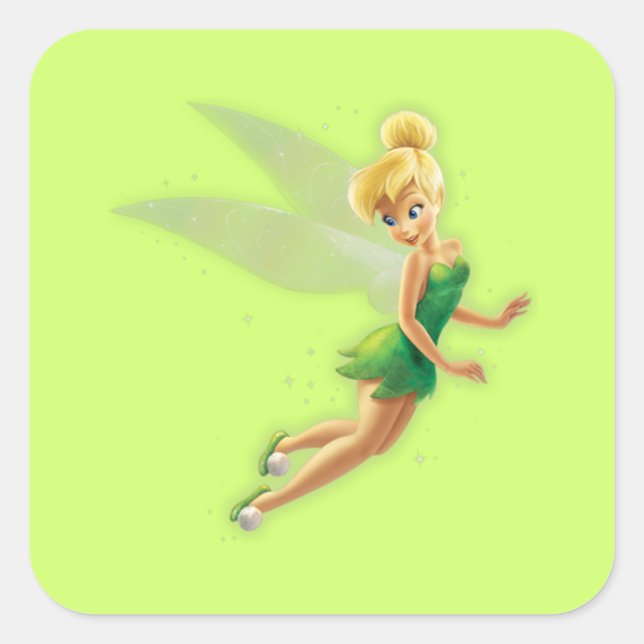Adesivo Quadrado Tinker Bell Sticker (Frente)