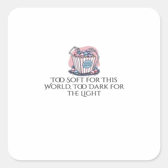 Adesivo Quadrado Tinta Whimsigoth - Florestas Místicas, Luas e Magi (Frente)