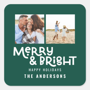 Adesivo Quadrado Típica mínima moderna 2 fotografia Squ Natal