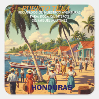 Adesivo Quadrado  tipo chapa PUERTO DE TELA