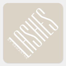 Tipografia fina do traço bege moderno