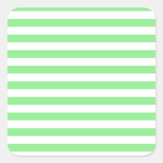 Adesivo Quadrado Tiras Finas - Branco e Verde Claro