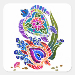 Adesivo Quadrado Tiras SEA - personalizar o fundo