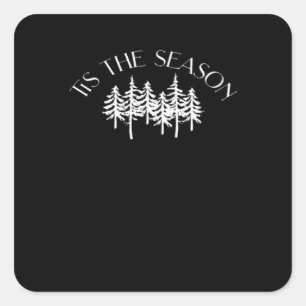 Adesivo Quadrado Tis The Season Classic
