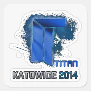 Adesivo Quadrado Titan Holo