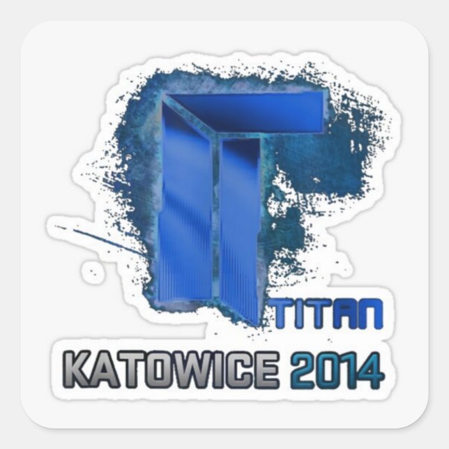 Adesivo Quadrado Titan Holo (Frente)