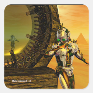 ADESIVO QUADRADO TITAN NO DESERTO DA HIPERIÃO