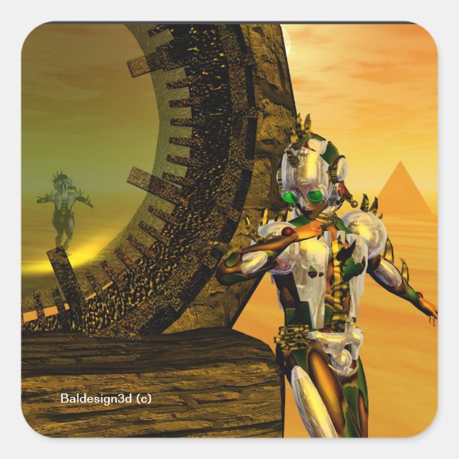 ADESIVO QUADRADO TITAN NO DESERTO DA HIPERIÃO (Frente)