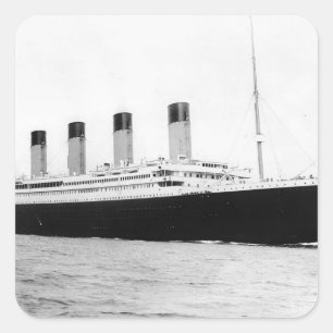 Adesivo Quadrado Titanic RMS