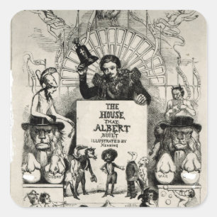 Adesivo Quadrado Titlepage 'da casa esse Albert Built