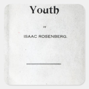 Adesivo Quadrado Título da página "Juventude"