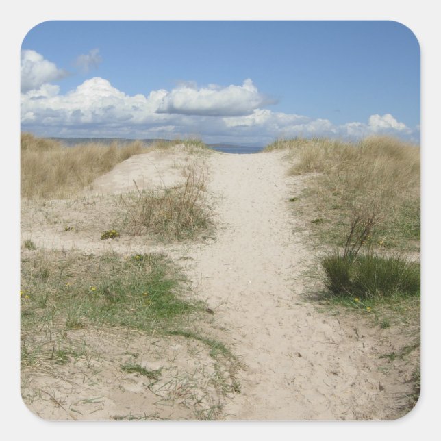 Adesivo Quadrado To the Beach at Nairn (Frente)