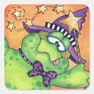 Adesivo Quadrado Toad Magic