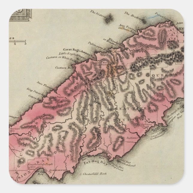 Adesivo Quadrado Tobago (Frente)