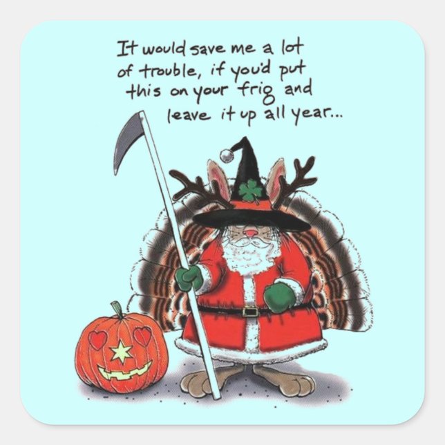 Adesivo Quadrado Todas as Ocasiões Cobertas (Frente)