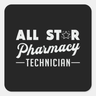 Adesivo Quadrado Todos os Farmacêuticos