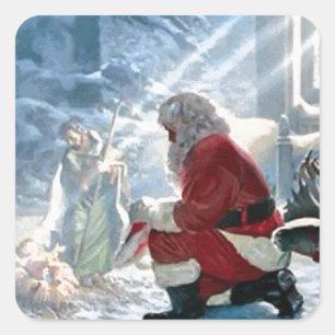 Adesivo Quadrado Todos Os Joelhos Devem Arco