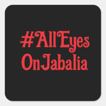 Todos Os Olhos No Jabalia Stickers