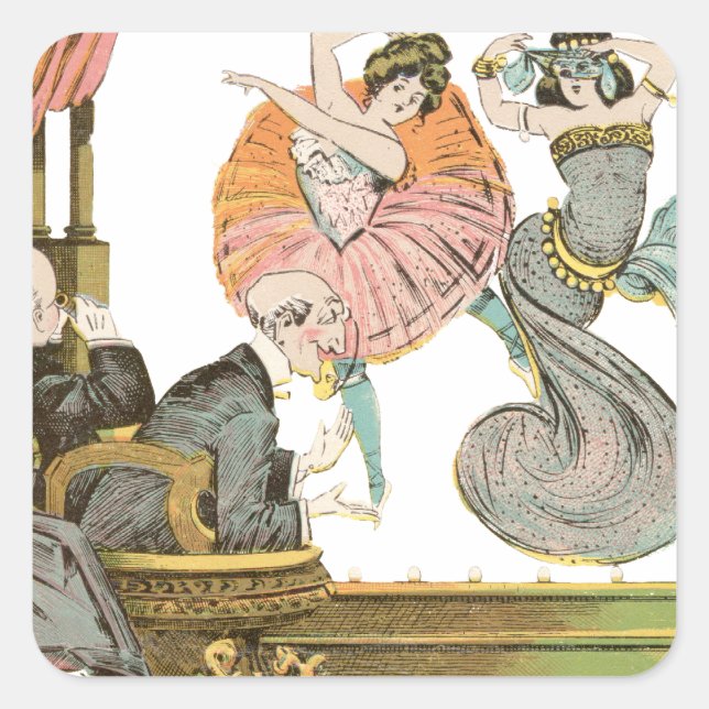 Adesivo Quadrado Tomando a mira. (Frente)