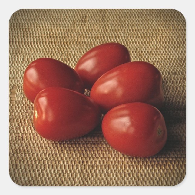 Adesivo Quadrado Tomate (Frente)