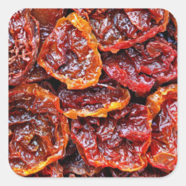 Adesivo Quadrado Tomates secos por Sol