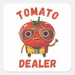 Adesivo Quadrado Tomato Dealer