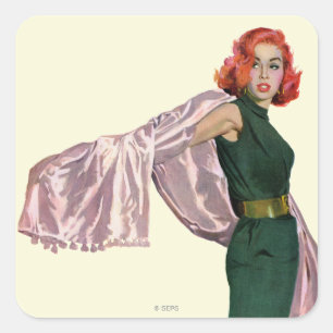 Adesivo Quadrado Tome-me a Hollywood