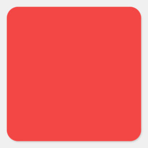 Adesivo Quadrado Tons de VERMELHO ROSA ROXO simples várias formas