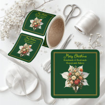 Topografia Feliz Natal Pequeno Biz Bouquet Branco