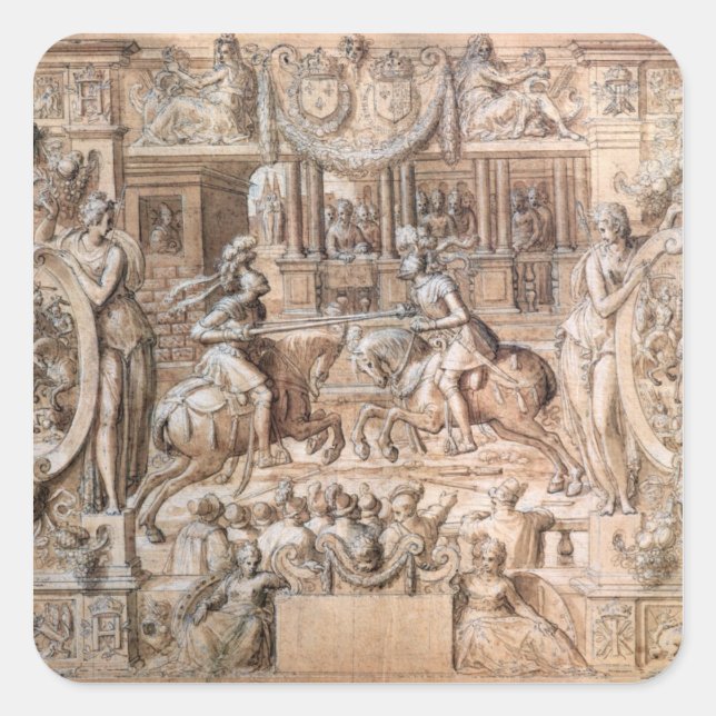 Adesivo Quadrado Torneio (Frente)