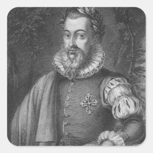 Adesivo Quadrado Torquato Tasso