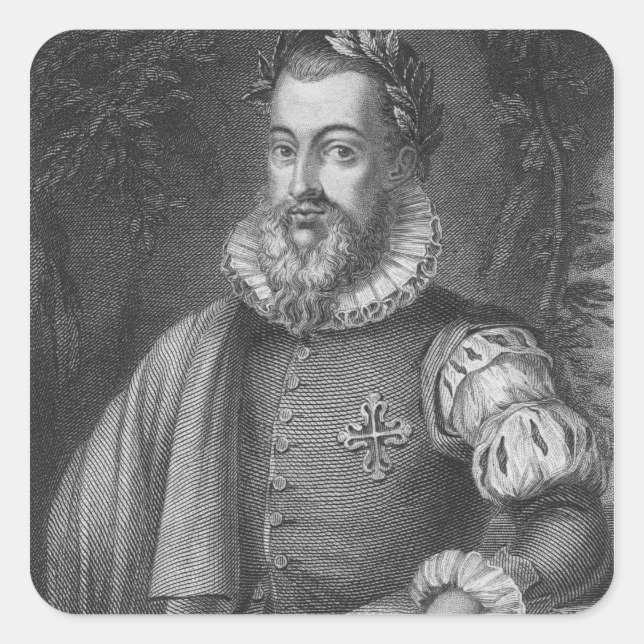 Adesivo Quadrado Torquato Tasso (Frente)