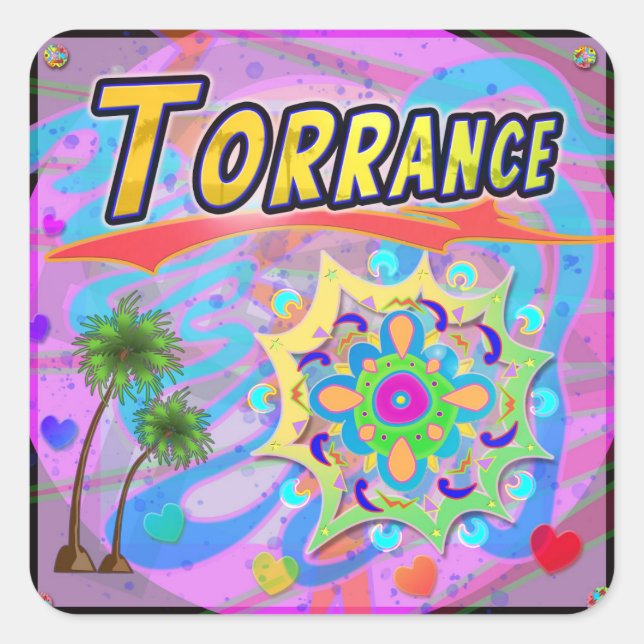 Adesivo Quadrado Torrance True Progress Sticker (Frente)