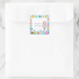 Adesivo Quadrado Torre-de-granja-maria-doce-branca Aniversário