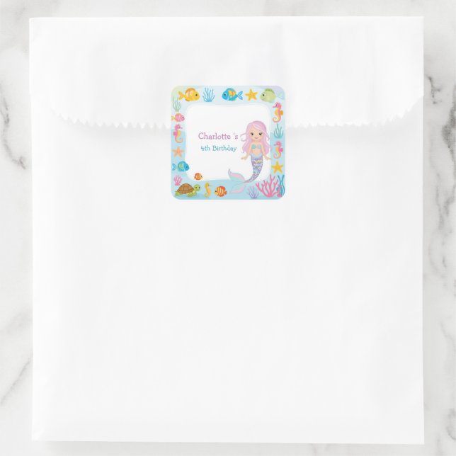 Adesivo Quadrado Torre-de-granja-maria-doce-branca Aniversário (Bolsa)