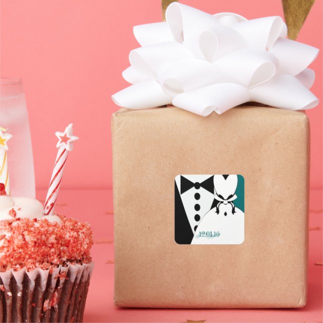 Adesivo Quadrado Torre Preta (Festa)